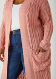 Cable Knit Duster