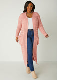 Cable Knit Duster