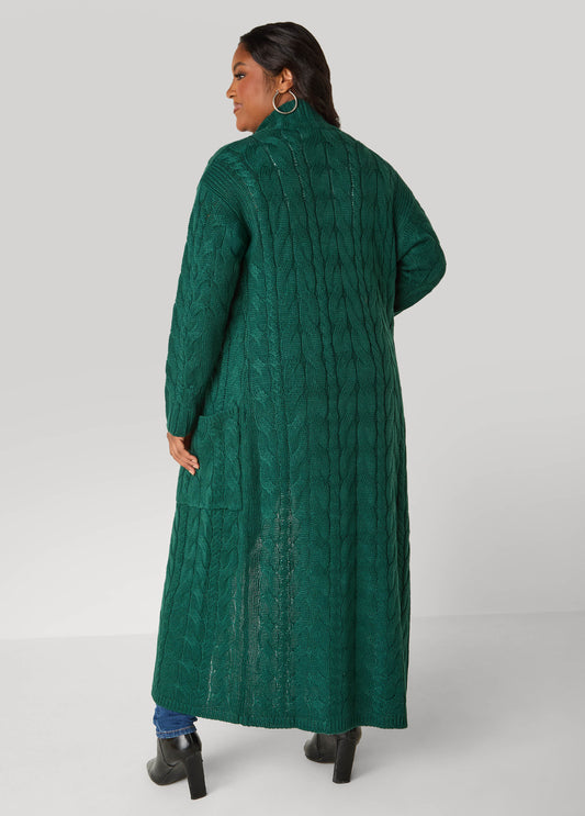 Cable Knit Duster