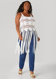 Fringed Crochet Sweater