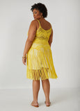 Fringed Crochet Knit Top