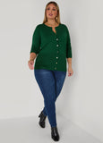 Button Front Knit Cardigan