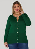 Button Front Knit Cardigan