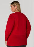 Button Front Knit Cardigan
