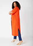 Geo Jacquard Duster