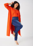 Geo Jacquard Duster