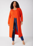 Geo Jacquard Duster
