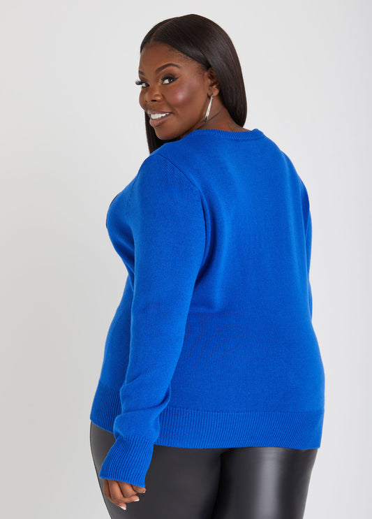 Over It Jacquard Sweater