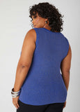 Cutout Lurex™ Ribbed Top