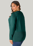 Button Front Knit Cardigan
