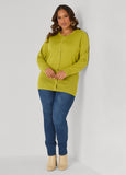 Knitted Button Front Cardigan