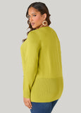 Knitted Button Front Cardigan
