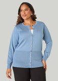 Knitted Button Front Cardigan