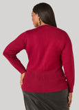 Knitted Button Front Cardigan