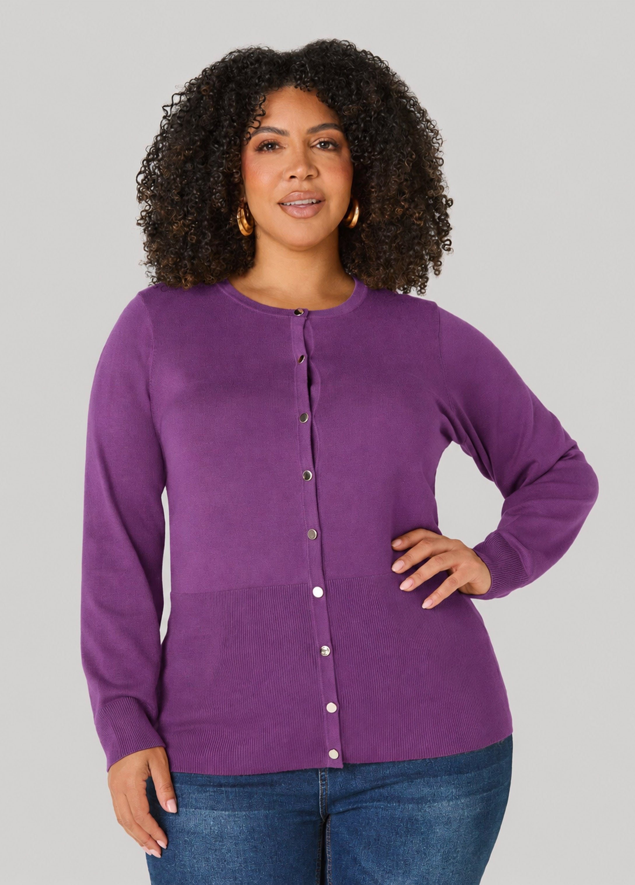 Button Front Cardigan