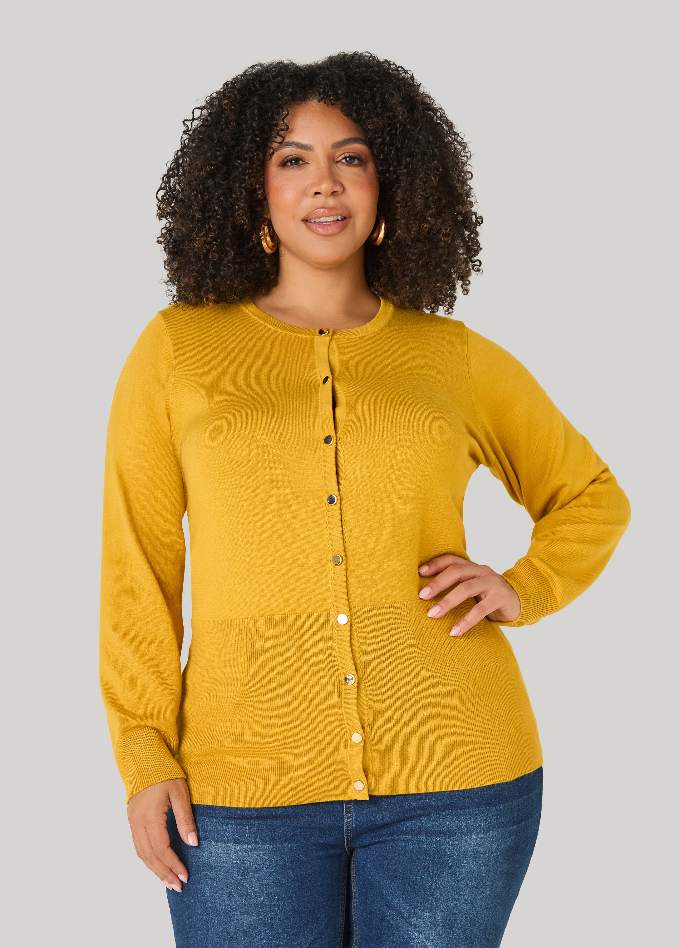 Button Front Cardigan