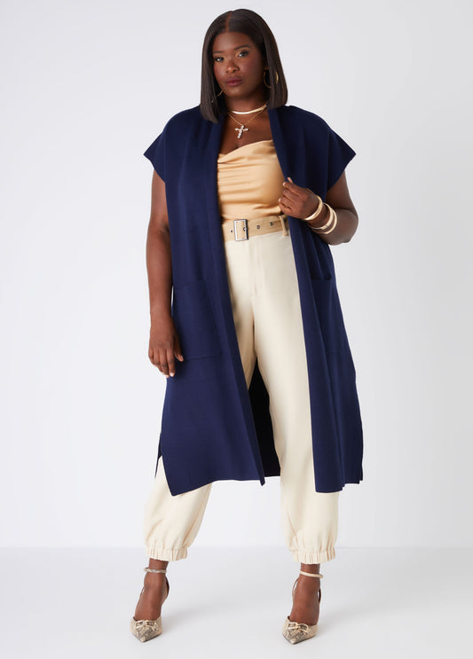 Open Front Duster Vest