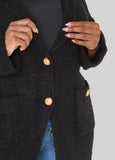 Boucle Button Front Duster