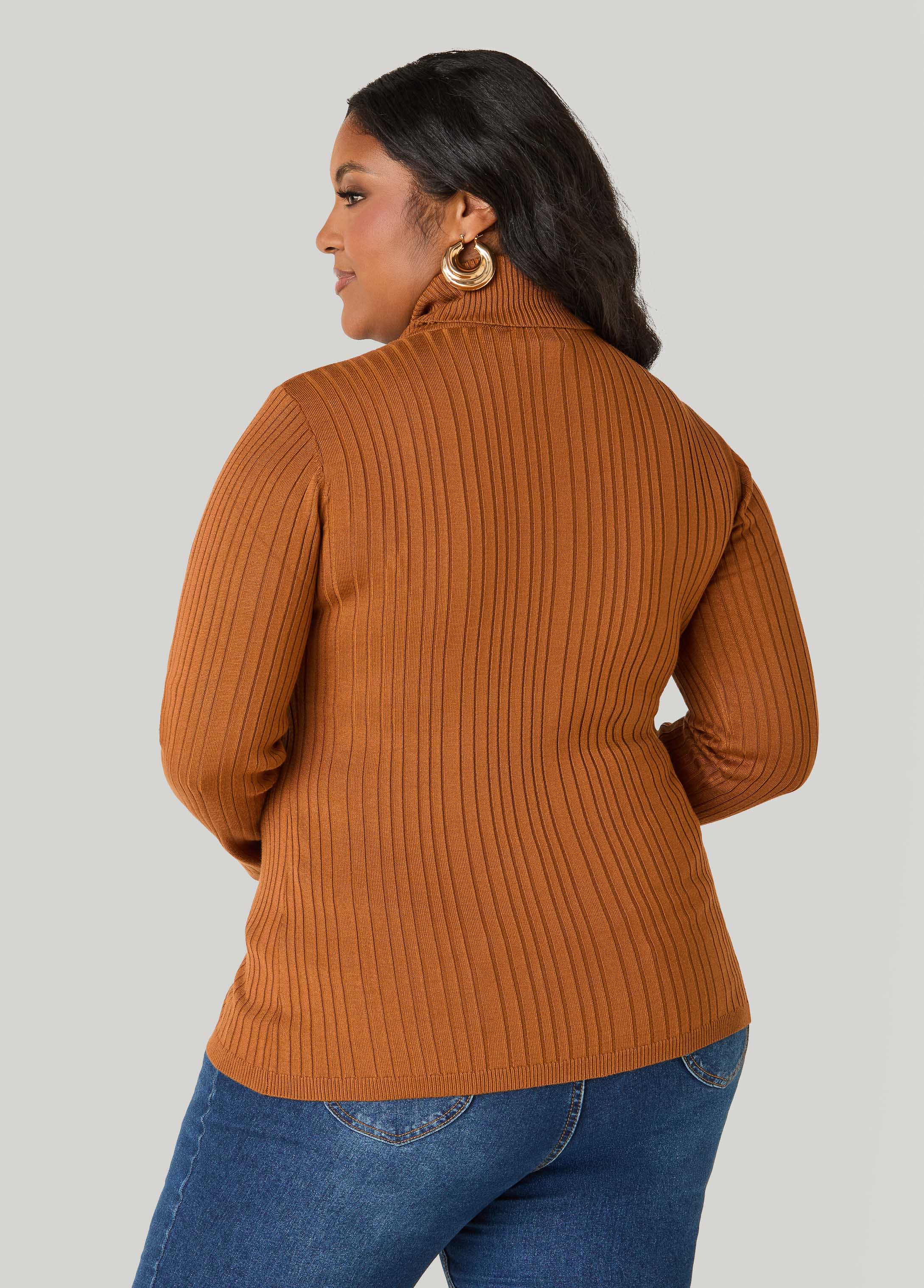 みゆき38 Turtleneck Pullover Sweater – Ashley Stewart