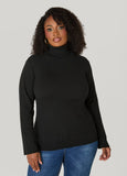 Ribbed Pullover Turtleneck Sweater