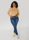 Ribbed Pullover Turtleneck Sweater