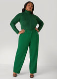 Ribbed Turtleneck Sweater