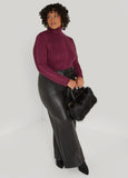 Ribbed Turtleneck Sweater