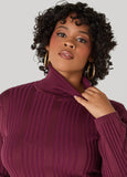Ribbed Turtleneck Sweater