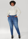 Ribbed Lurex™ Turtleneck Sweater