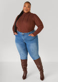 Ribbed Turtleneck Sweater