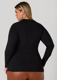 Ribbed V Neck Sweater