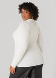 Ribbed V Neck Sweater