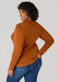 Ribbed V Neck Sweater