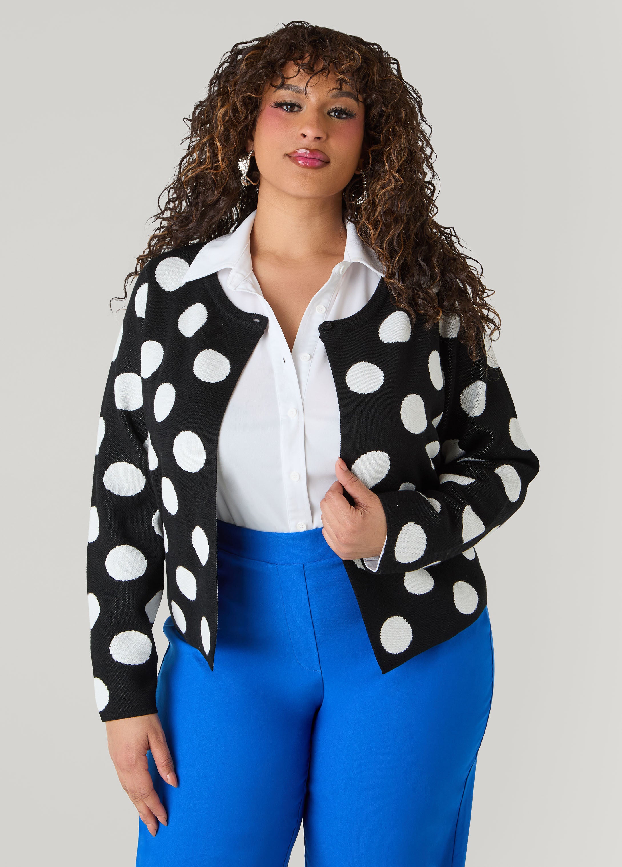 Polka Dot Cardigan