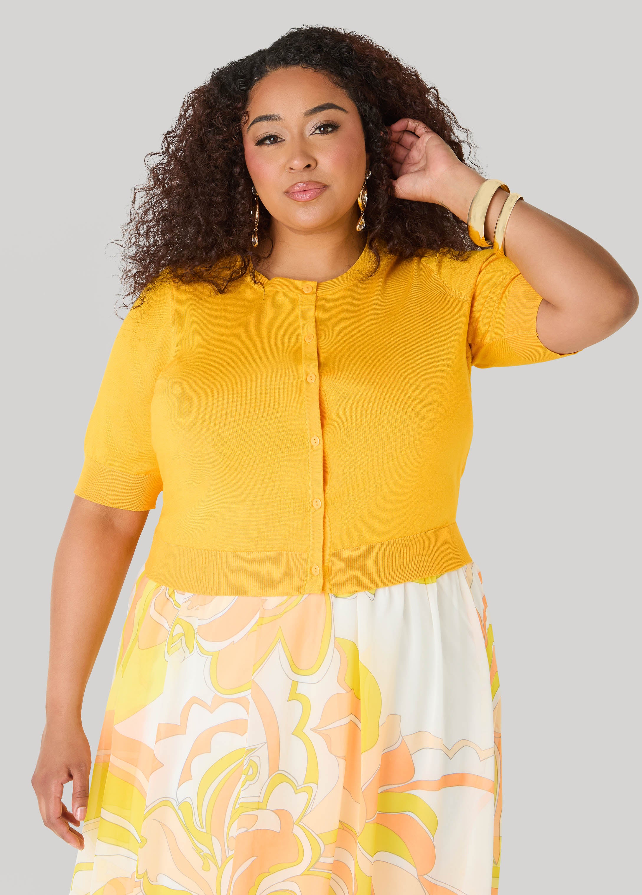 Knitted Crop Cardigan