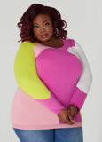 Patchwork Colorblock Sweater