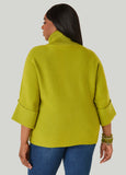 Cuffed Sleeve Turtleneck Sweater