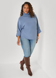 Cuffed Sleeve Turtleneck Sweater