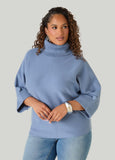 Cuffed Sleeve Turtleneck Sweater