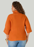 Cuffed Sleeve Turtleneck Sweater