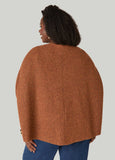 Ribbed Sweater Cape