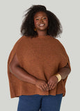 Ribbed Sweater Cape
