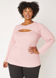 Twisted Cutout Sweater