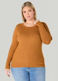 Ribbed Crewneck Sweater