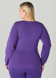 Crystal Cutout Sweater