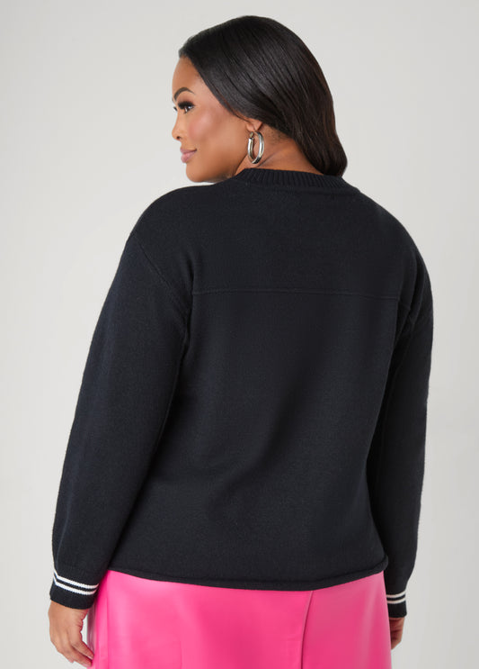 Varsity Pullover Sweater