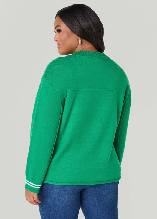 Varsity Pullover Sweater