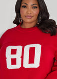 Varsity Pullover Sweater