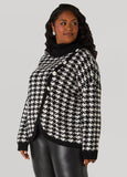 Crystal Houndstooth Sweater
