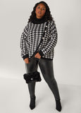 Crystal Houndstooth Sweater